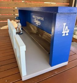 Dugout display case. DODGERS Bobblehead