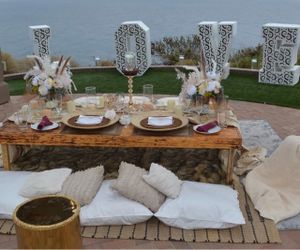 Love marquee letters with design