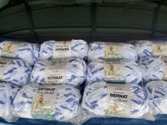 Bernat Blanket Baby Yarn-Lot of 12. NEW