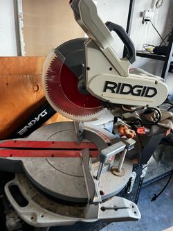 RIDGID 12” Compound Miter Saw – Used, Works – $175 (OBO) – San Pedro / LA