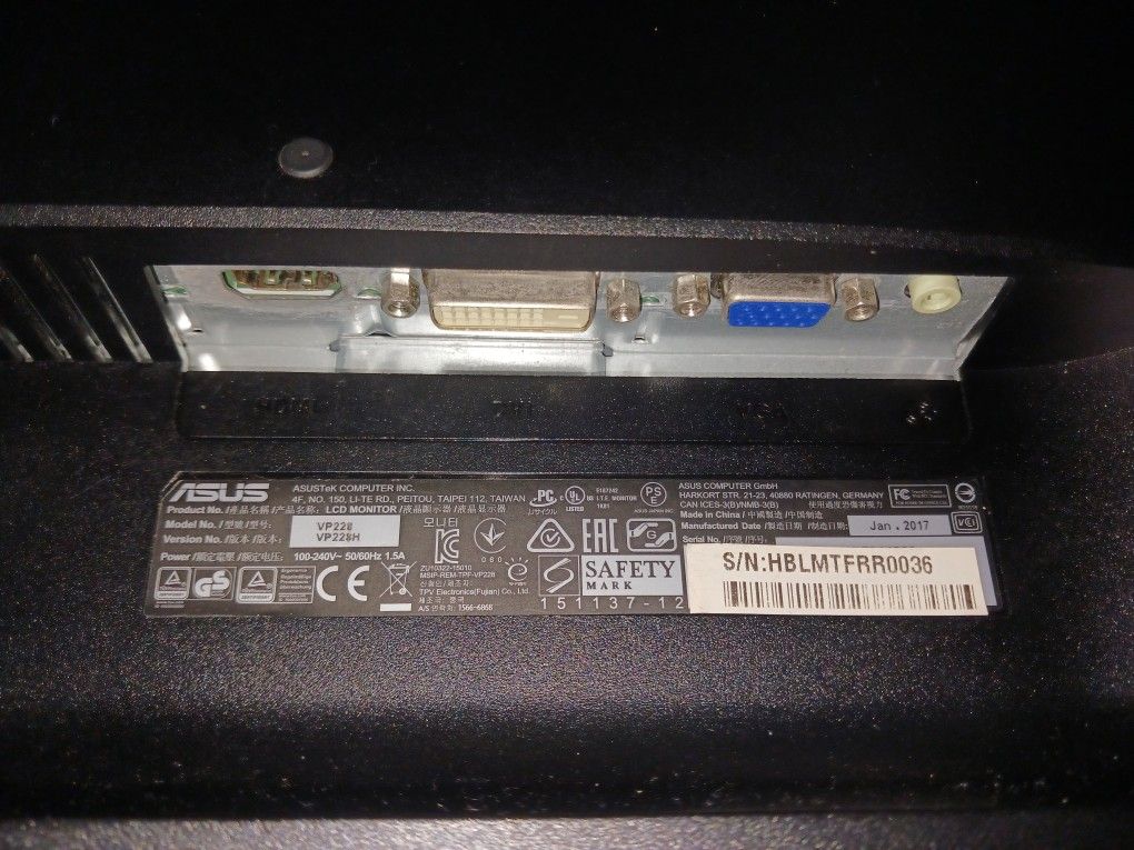 ASUS - 【USED】ASUS VP228HE VP228HE｜Monitors｜ASUS USA