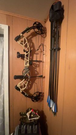 Compound Bow with Arrows