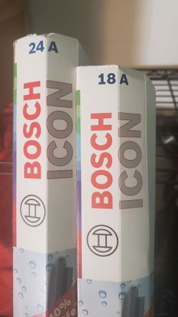 BOSCH ICON Beam Wiper Blades - Set of 2 Blades (24A & 18A, 24A18A)