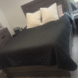 Queen bed frame and dresser