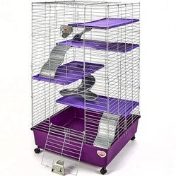 Kaytee My First Home Multi-Level Habitat with Casters for Small Animals