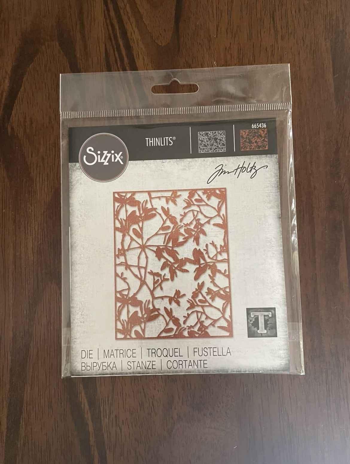 Sizzix 665436 Leafy Twigs Thinlits Die Set