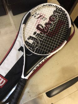 H60 Wilson tennis rackets with holder