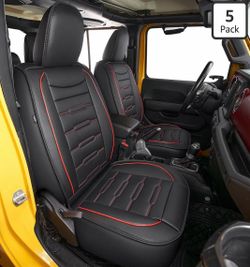 Jeep Wrangler Car Seat Covers 2018-2025 2026 4-Door/JL/JK