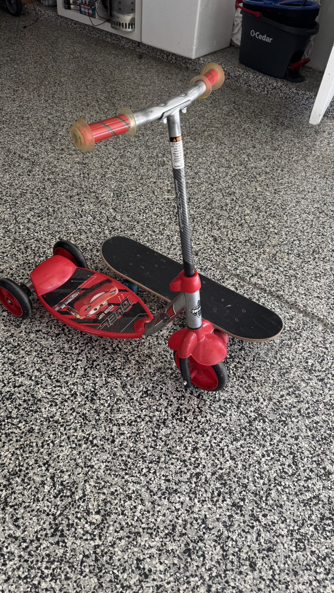 Scooter And skateboard