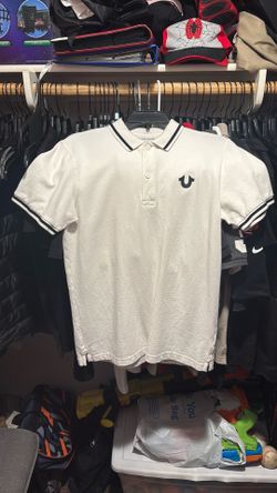 true religion polo white size S