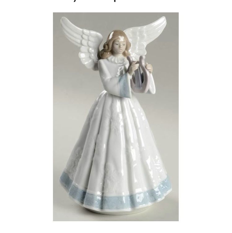 Lladro Angel Figure or Tree Topper - Signed  By Juan Lladro