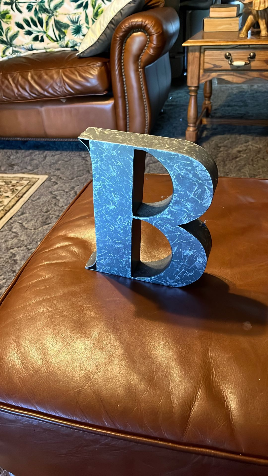 Letter B Metal