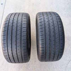 255/40/18 PAIR OF TIRES USED 