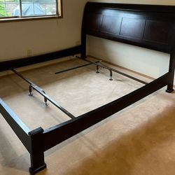 King Size Bed Frame- Box Springs Optional 