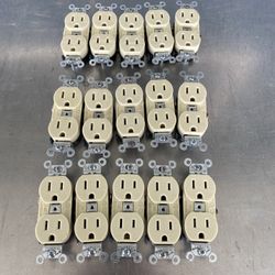 15 - New duplex receptacles. 