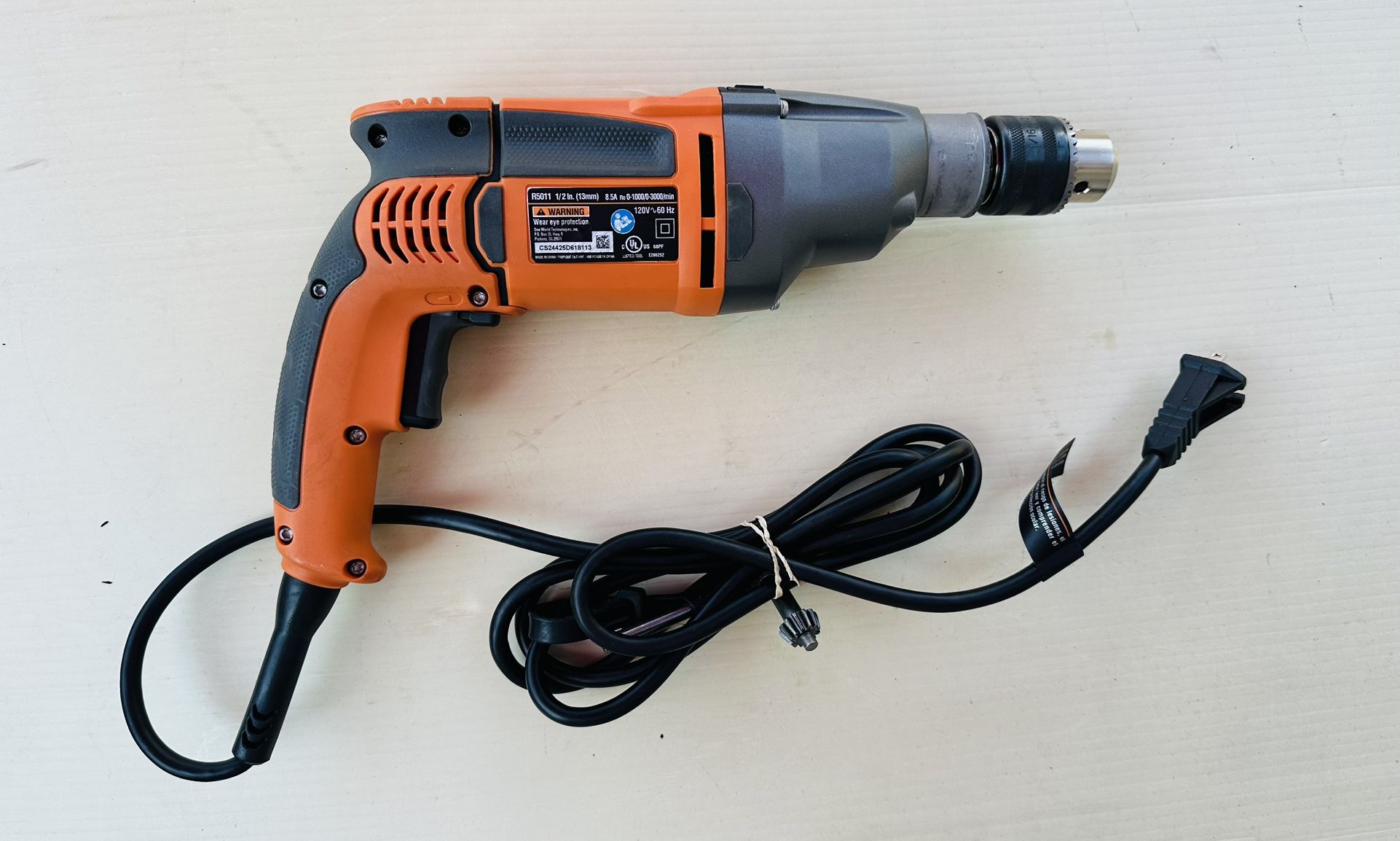 RIDGID R50111 Heavy Duty 1/2” Speed Hammer Drill