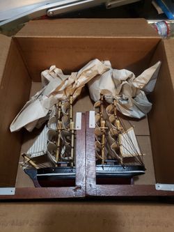 Ship Bookends