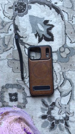 iPhone 17 pro max leather phone case