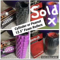 Massage Foam Roller By EVO - Yoga, Excercise, Therapy… And More