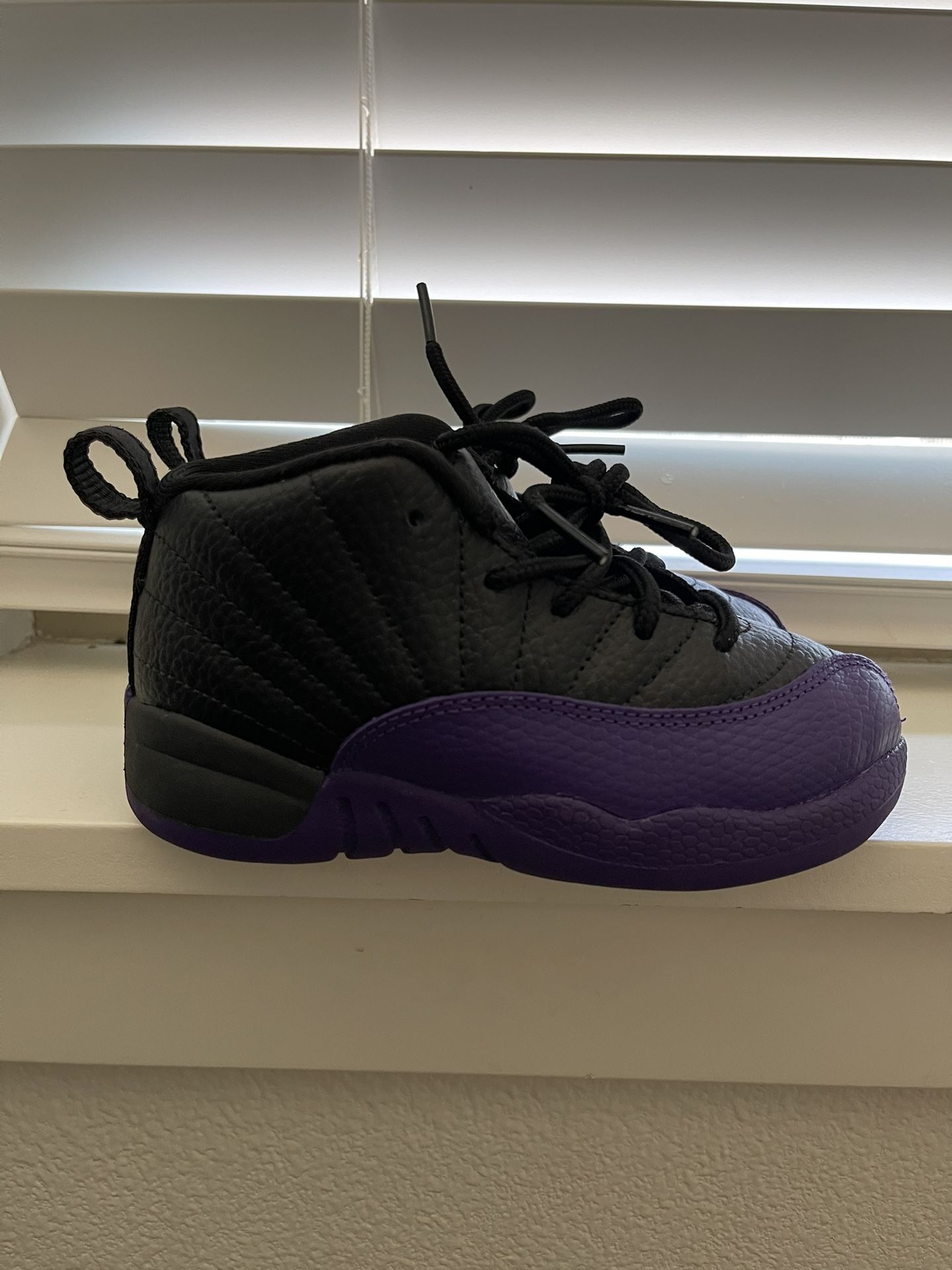 Black And Purple 12s - TODDLER 9C
