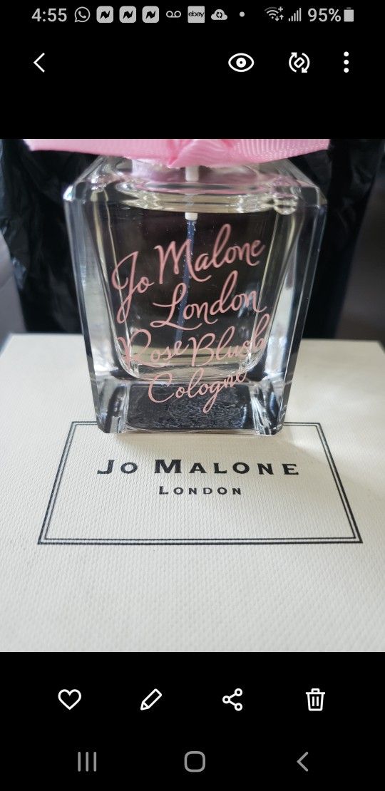 Jo Malone Rose Blush Cologne 1.7 oz NEW SEALED AUTHENTIC 