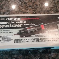 Sears Craftsman Cordless Screwdriver 