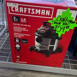 Craftsman Shop Vac 