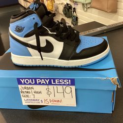 Air Jordan Retro High 1 Size 7 