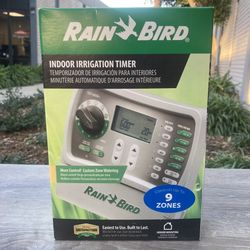 Rain Bird 9 Zone Indoor Irrigation Timer. Brand New Item. Prices Way Below Retail