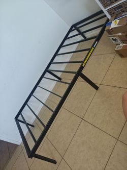 Metal twin bed frame
