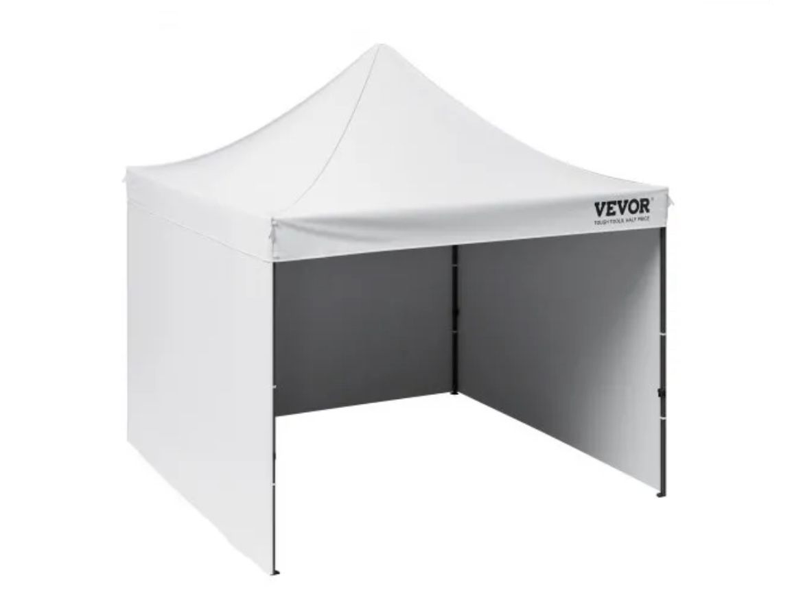 VEVOR 10 ft. x 10 ft. Pop Up Canopy with Removable Sidewalls Enclosed