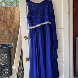 Navy blue party dress 2XL