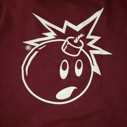 Vintage The Hundreds Bomb Logo Red Crew Neck Sweatshirt  