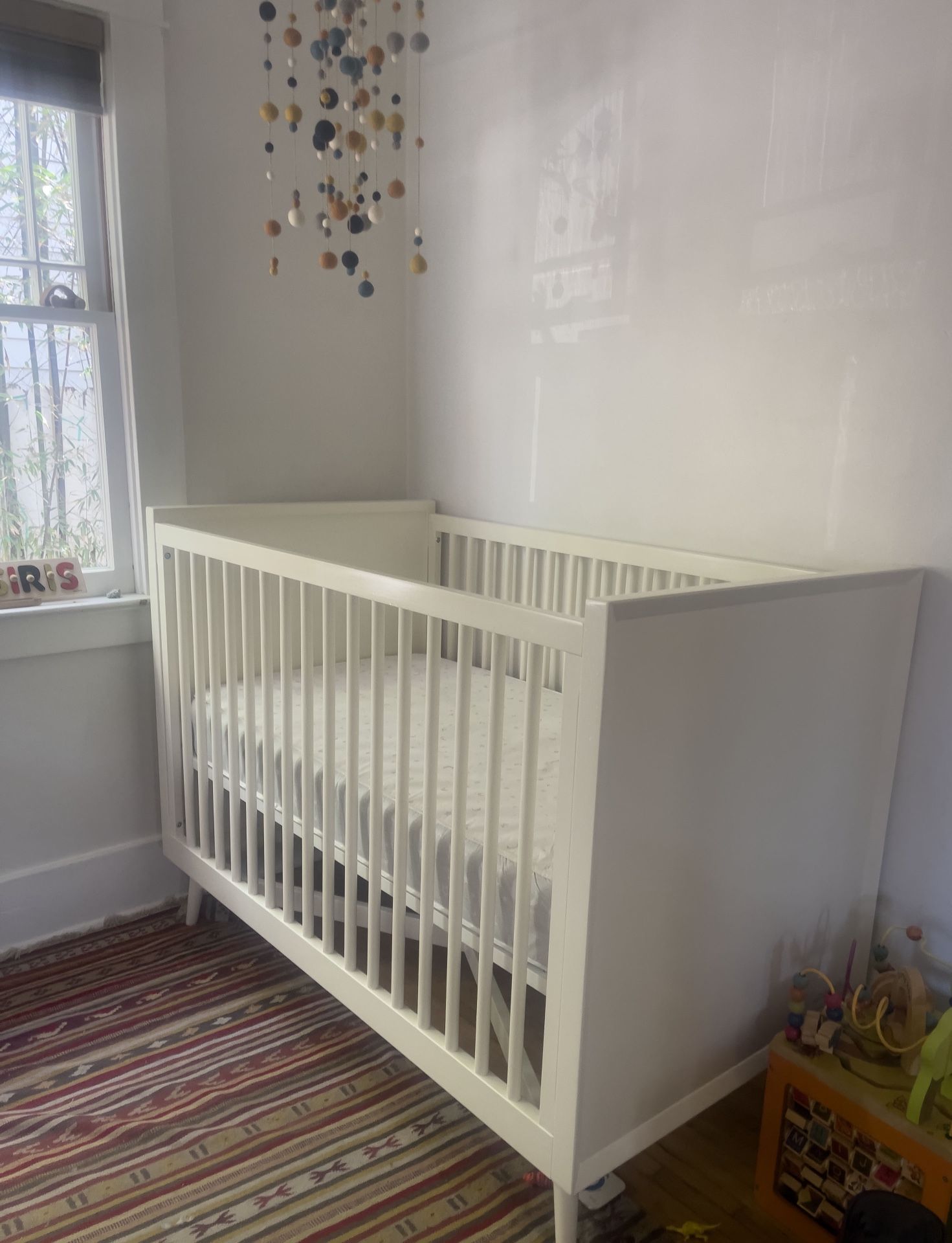 West Elm X Pottery Barn Kids Mid Century Convertible Crib & Lullaby