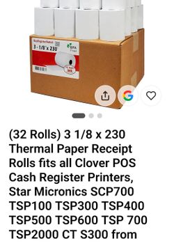 cash register paper