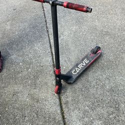 Scooter, black and red