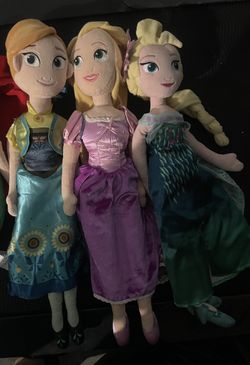 5 Disney Plush Princess/Cowgirl Dolls (Jessie, Ariel, Anna, Rapunzel, and  Elsa) for Sale in Inglewood, CA - OfferUp
