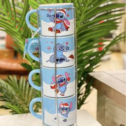 Disney Stitch stackable mugs 
