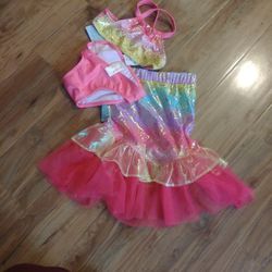Cat And Jack 3 Piece Swim Suit Mermaid 