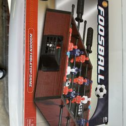Foosball wooden tabletop game 16 in 