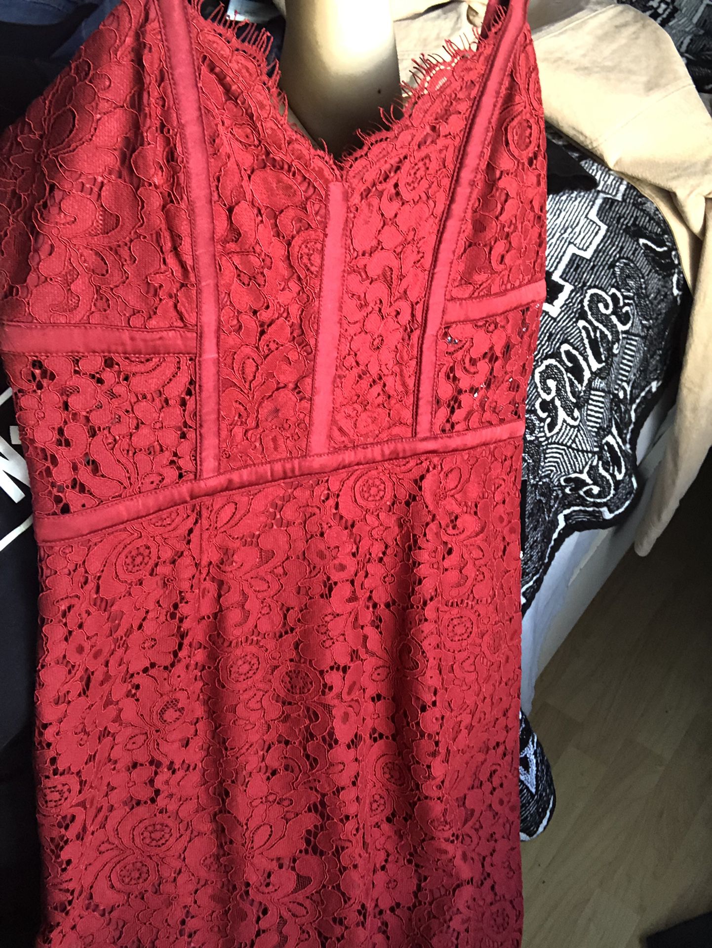 Red dress size 6 from Express