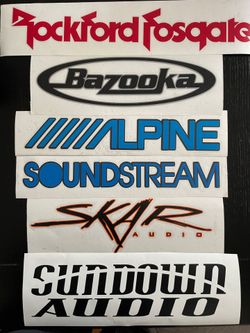 Car audio decals