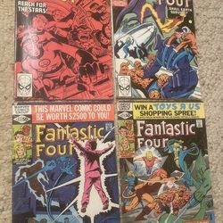 Lot of 4 Fantastic Four comics