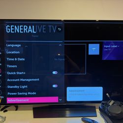 55 Inch Tv. LG OLED 4K HDR SMART TV. 