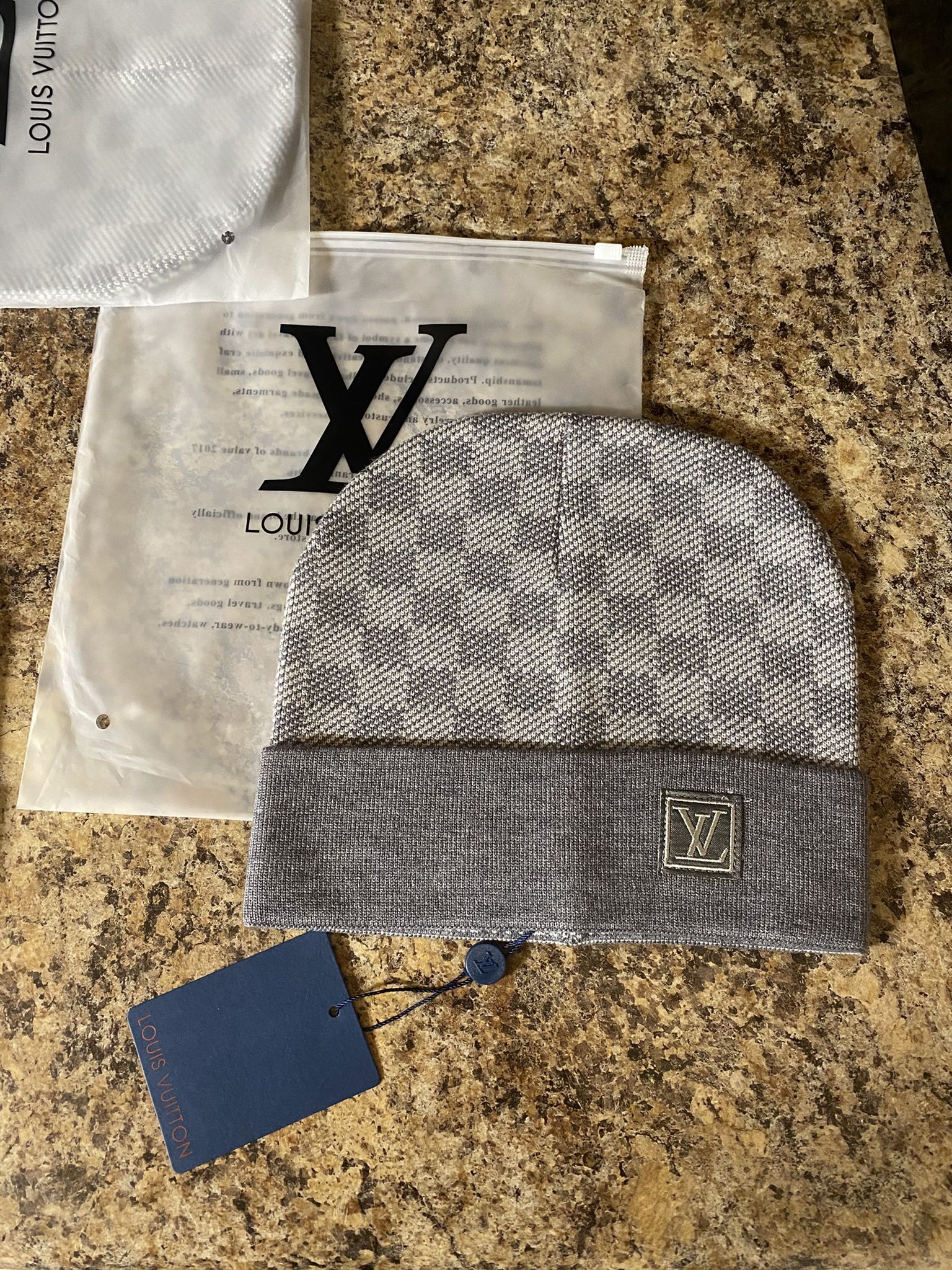Louis Vuitton Beanie Gray