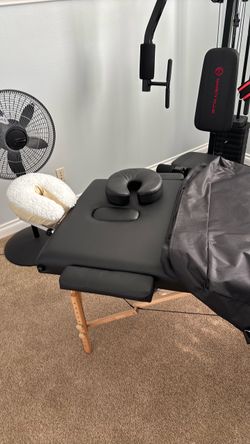 Portable Folding Massage Table with Accessories