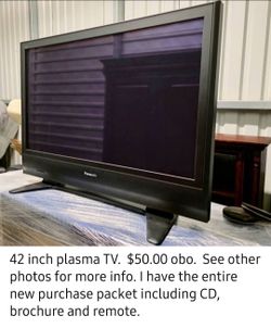 Panasonic 42-Inch Plasma TV