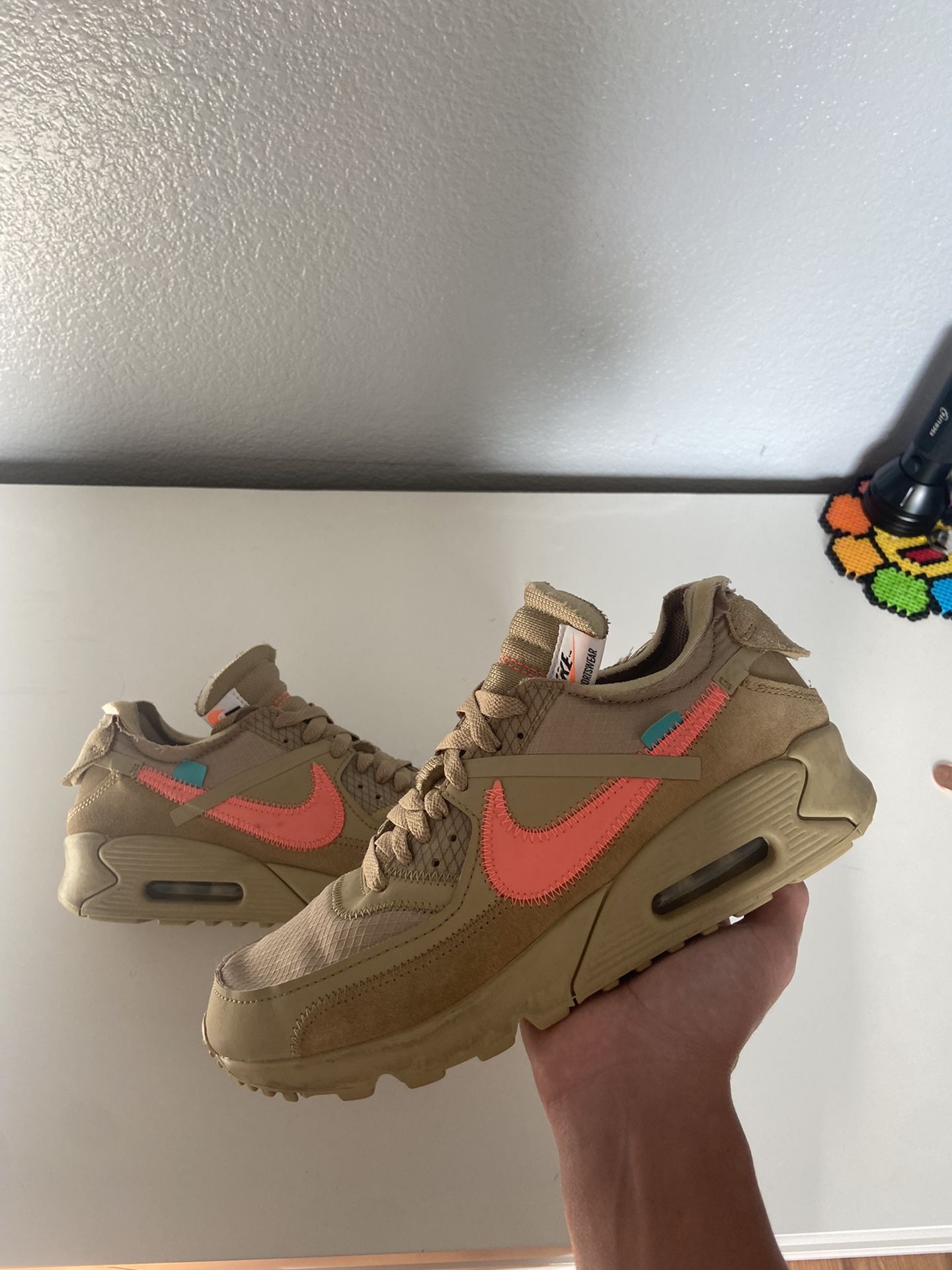 Off White Airmax 90 Desert Ore