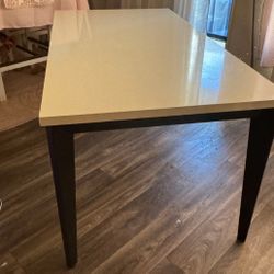 White Dining Table 