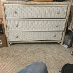 Wicker Dresser